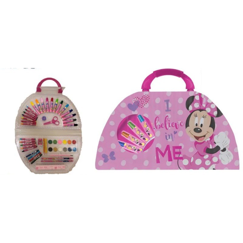 Disney Minnie Valigetta Colori 51 Pcs