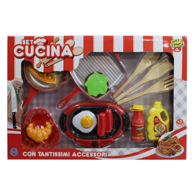 Set Cucina giocattolo con tanti accessori,...