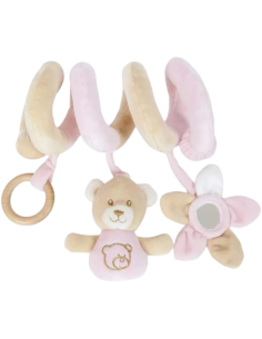 Spirale Peluche per Passeggino - Rosa 2
