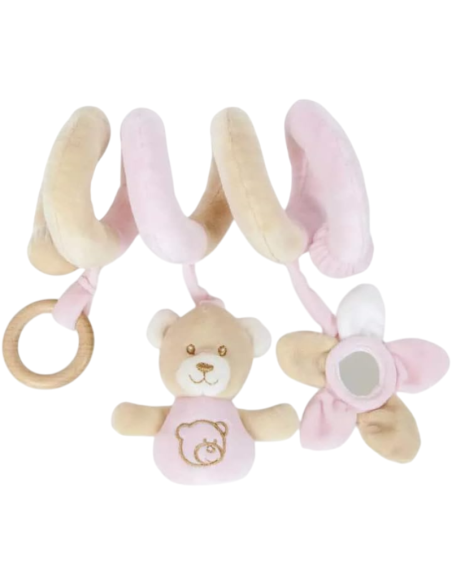 Spirale Peluche per Passeggino - Rosa