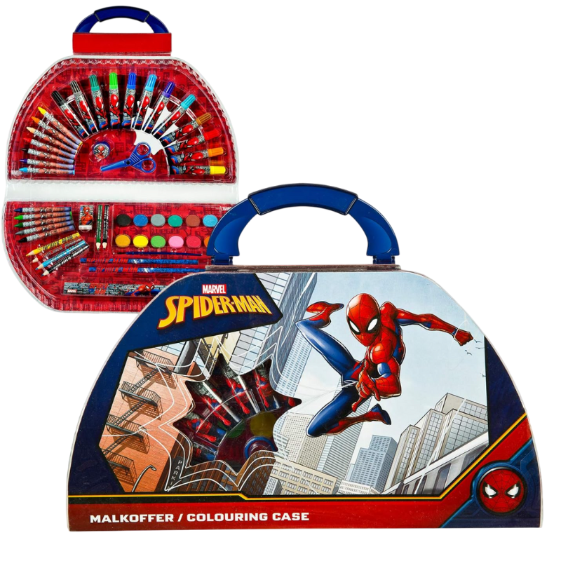 Marvel Spider-Man Valigetta Colori 51 Pcs