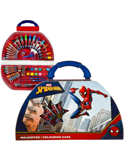 Marvel Spider-Man Valigetta Colori 51 Pcs