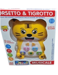 Orsetto e Tigrotto con luci e suoni, giocattolo Educativo 2