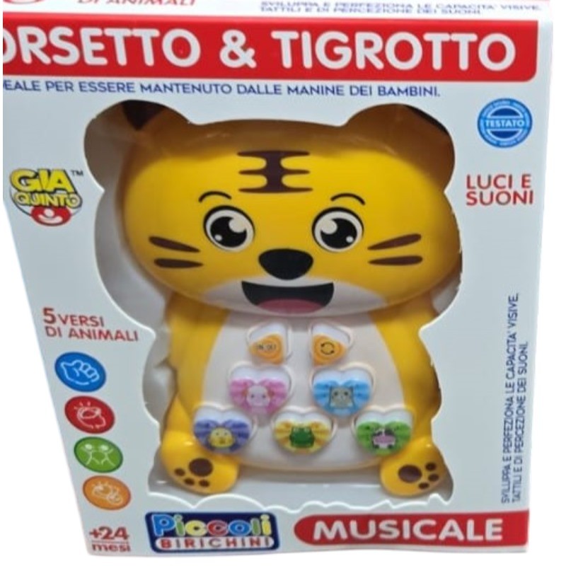 Orsetto e Tigrotto con luci e suoni, giocattolo...
