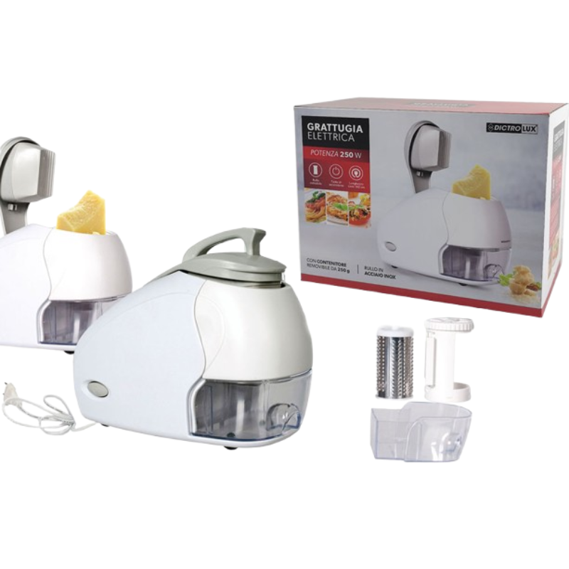 Grattugia elettrica Bianca 250W Dictrolux