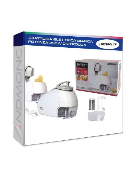 Grattugia elettrica Bianca 250W Dictrolux
