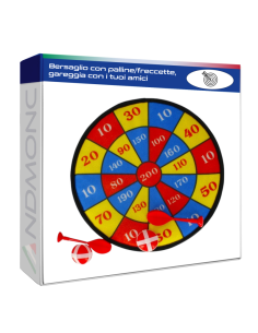 Bersaglio con palline/freccette, gareggia con i tuoi amici