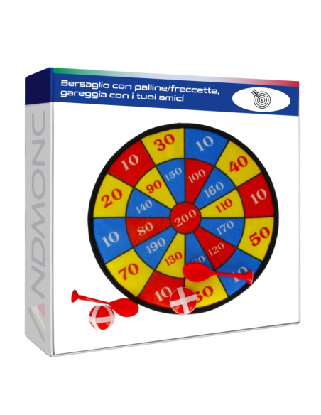 Bersaglio con palline/freccette, gareggia con i tuoi amici