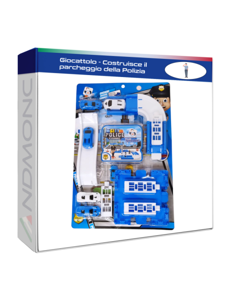 Giocattolo - Costruisce il parcheggio della Polizia