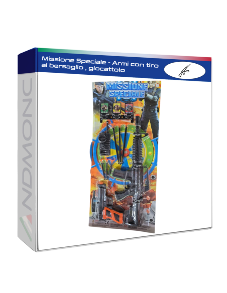 Missione speciale Armi con tiro al bersaglio, giocattolo