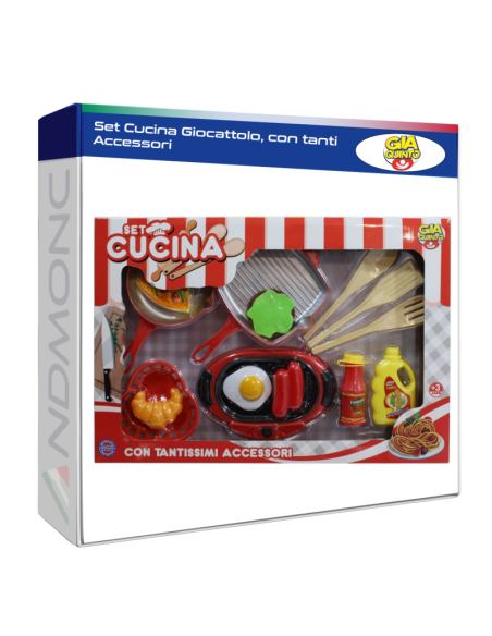 Set Cucina giocattolo con tanti accessori, prepara tantissimi pranzetti