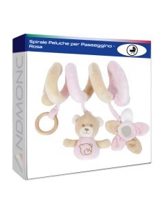 Spirale Peluche per Passeggino - Rosa