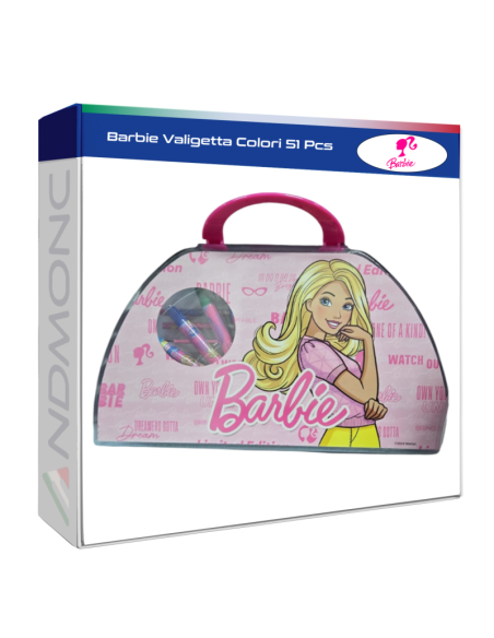 Barbie Valigetta Colori 51 Pcs