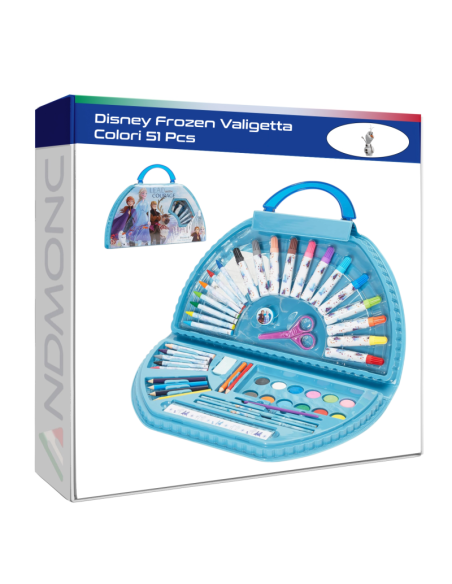 Disney Frozen Valigetta Colori 51 Pcs