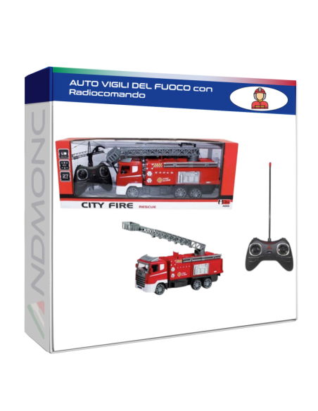 AUTO VIGILI DEL FUOCO con Radiocomando