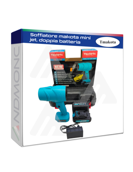 Soffiatore makota mini jet, doppia batteria