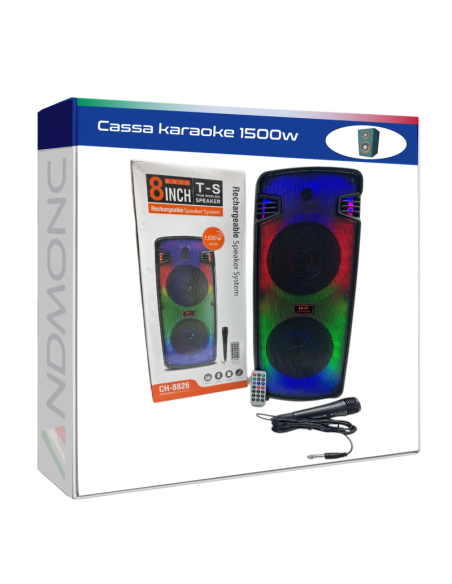 Cassa karaoke 1500w