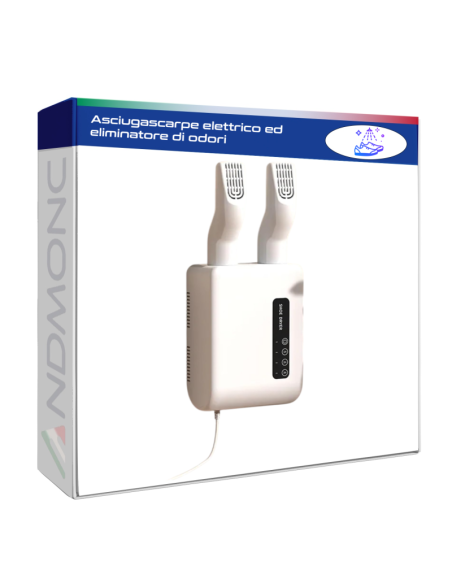 Asciugascarpe elettrico ed eliminatore di odori