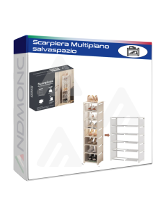 Scarpiera Multipiano salvaspazio