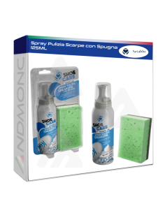 Spray Pulizia Scarpe con Spugna 125ML