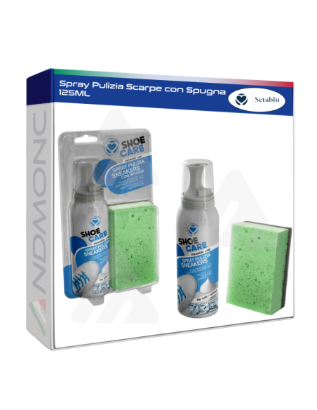 Spray Pulizia Scarpe con Spugna 125ML