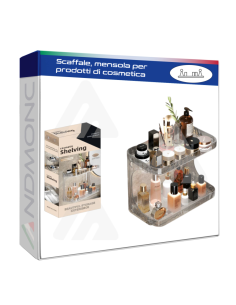 Scaffale, mensola per prodotti di cosmetica