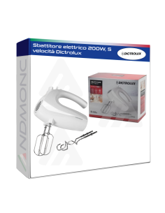 Sbattitore elettrico 200W, 5 velocità Dictrolux