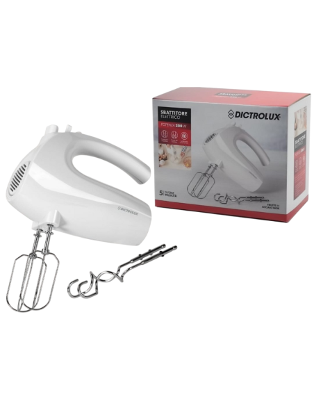 Sbattitore elettrico 200W, 5 velocità Dictrolux