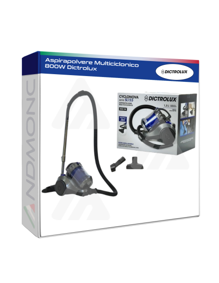 Aspirapolvere Multiciclonico 800W Dictrolux