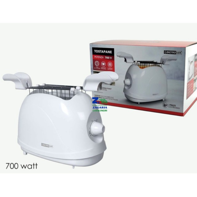 Tostapane elettrico Dictrolux 700W a due pinze...