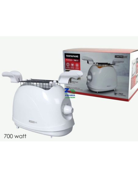 Tostapane elettrico Dictrolux 700W a due pinze estraibili