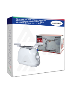 Tostapane elettrico Dictrolux 700W a due pinze estraibili