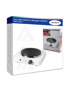 Fornello elettrico Singolo 1000W Dictrolux