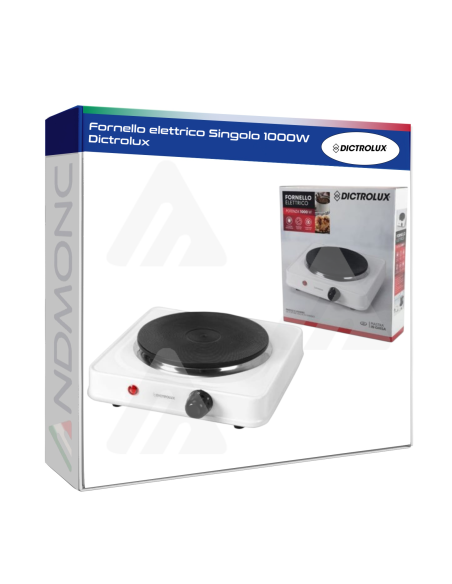 Fornello elettrico Singolo 1000W Dictrolux