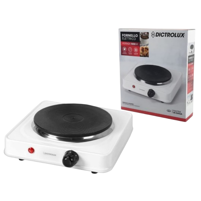 Fornello elettrico Singolo 1000W Dictrolux