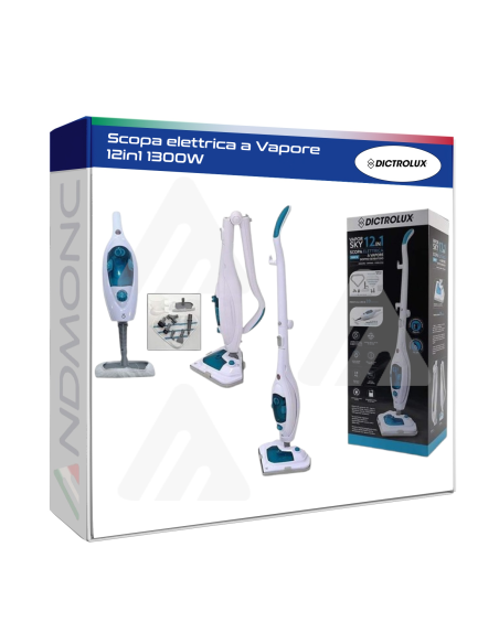 Scopa elettrica a Vapore 12in1 1300W