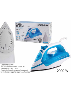 Ferro da stiro a vapore 2000W Dictrolux 2
