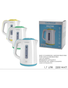 Bollitore 1,7 Litri 2200W 2