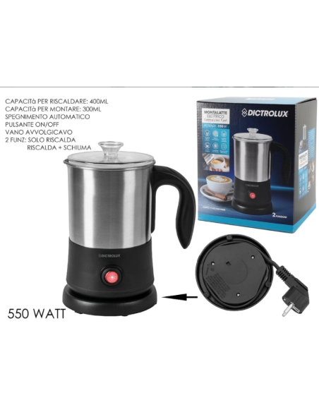 Montalatte elettrico, 550W Dictrolux