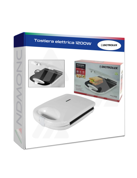 Tostiera elettrica 1200W Dictrolux