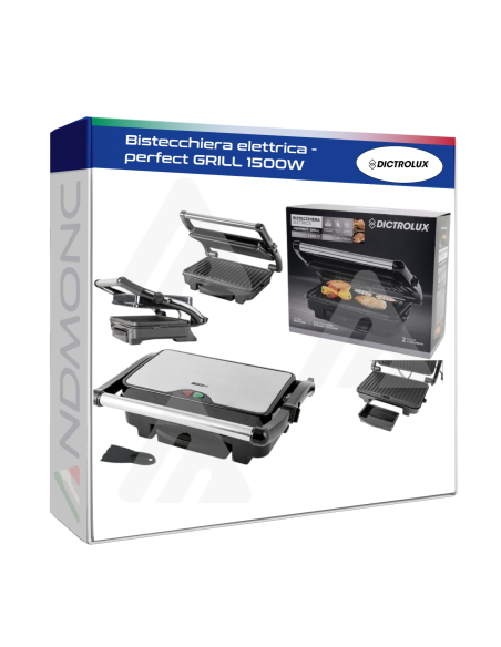 Bistecchiera elettrica - perfect GRILL 1500W Dictrolux