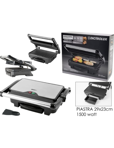 Bistecchiera elettrica - perfect GRILL 1500W Dictrolux