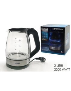 Bollitore elettrico in Vetro 2L 2200W 2