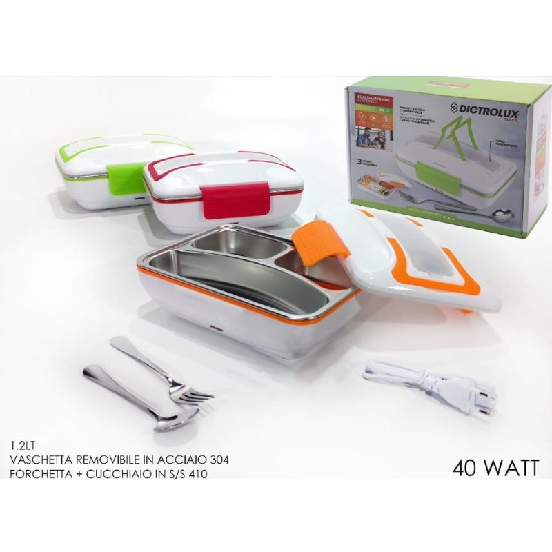 Scaldavivande elettrico 40w Acciaio INOX Dictrolux