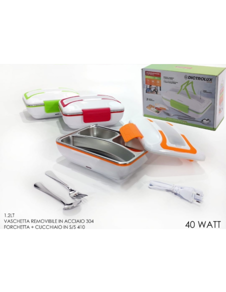 Scaldavivande elettrico 40w Acciaio INOX Dictrolux