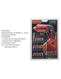 Mini trapano Avvitatore ricaricabile con Adattatore... 2