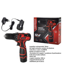 Trapano Avvitatore ricaricabile con adattatore Dictrolux 2