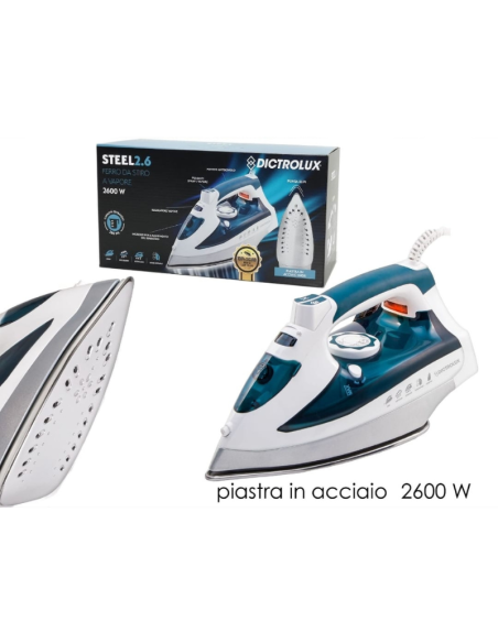 Ferro da stiro a Vapore 2600W Dictrolux