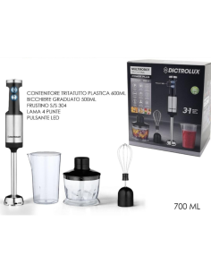 Multirobot da cucina 700W Dictrolux trita, frulla, monta 2