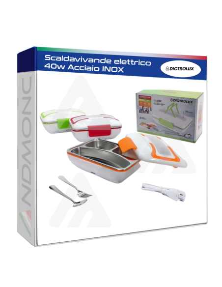 Scaldavivande elettrico 40w Acciaio INOX Dictrolux